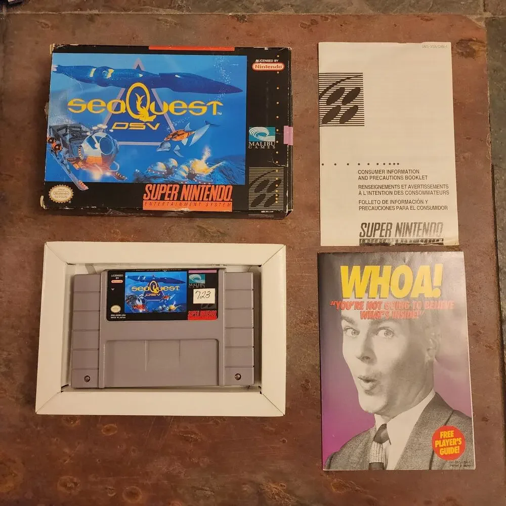 Game - SeaQuest DSV - SNES - Super NES - Nintendo